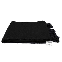 Solid Black Blanket