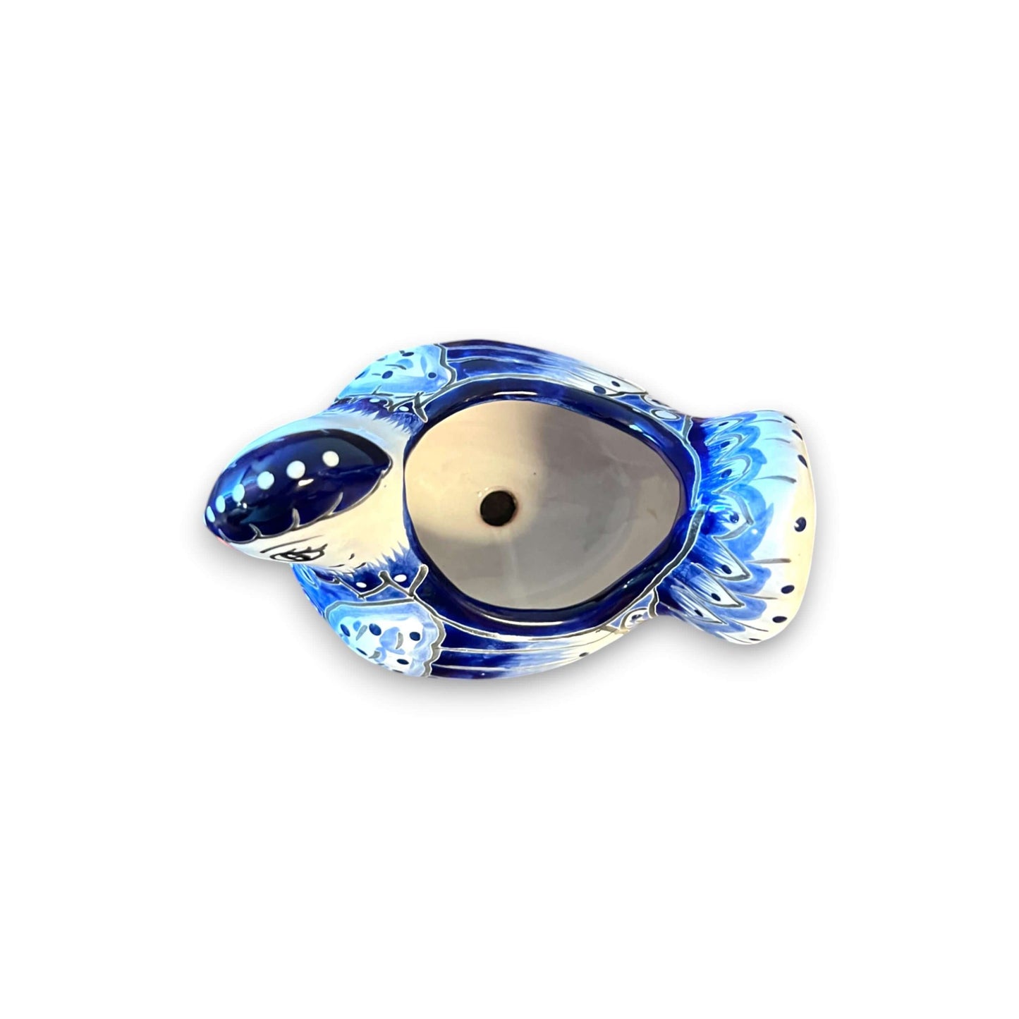 Blue & White Talavera Chicken Planter