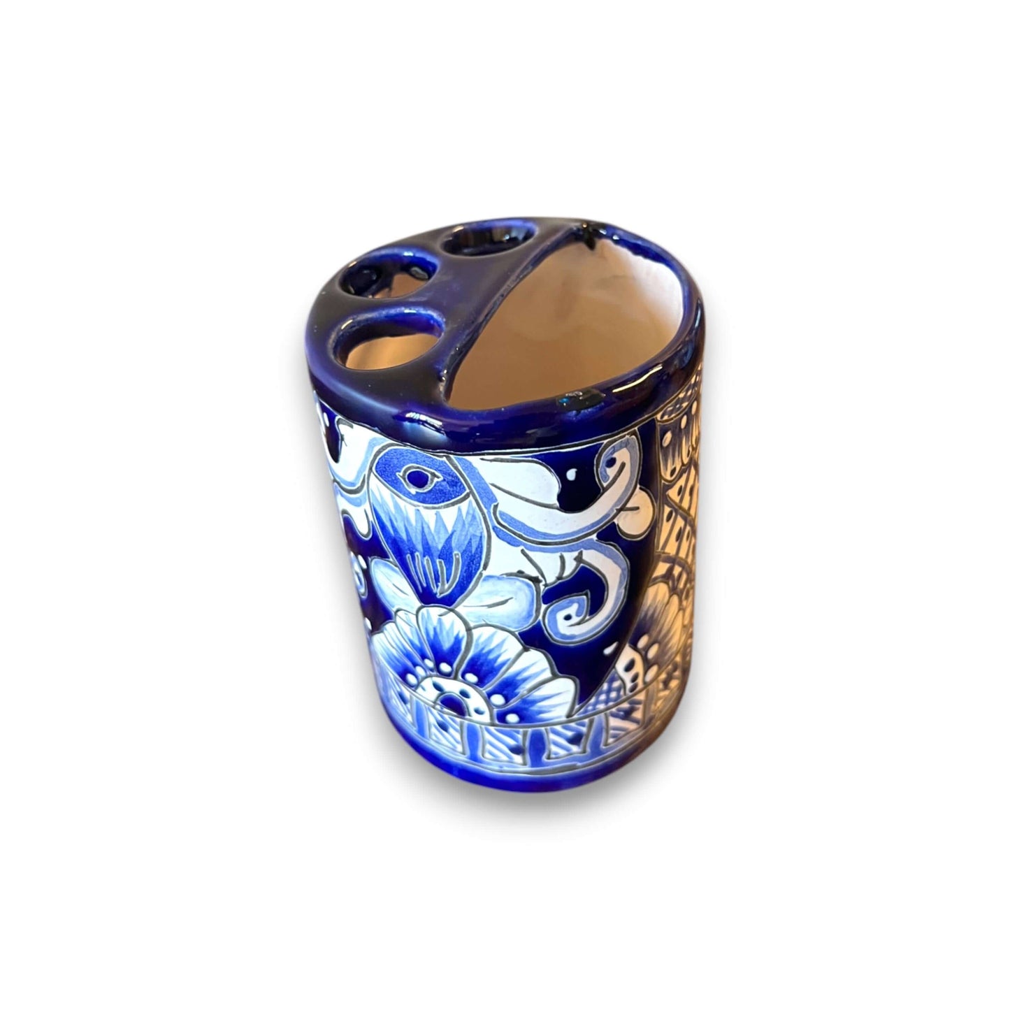 Talavera Toothbrush Holder - Stylish Bathroom Decor