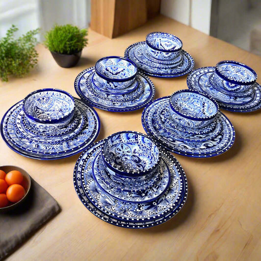 Talavera Dinnerware: 30-Piece Set for 6