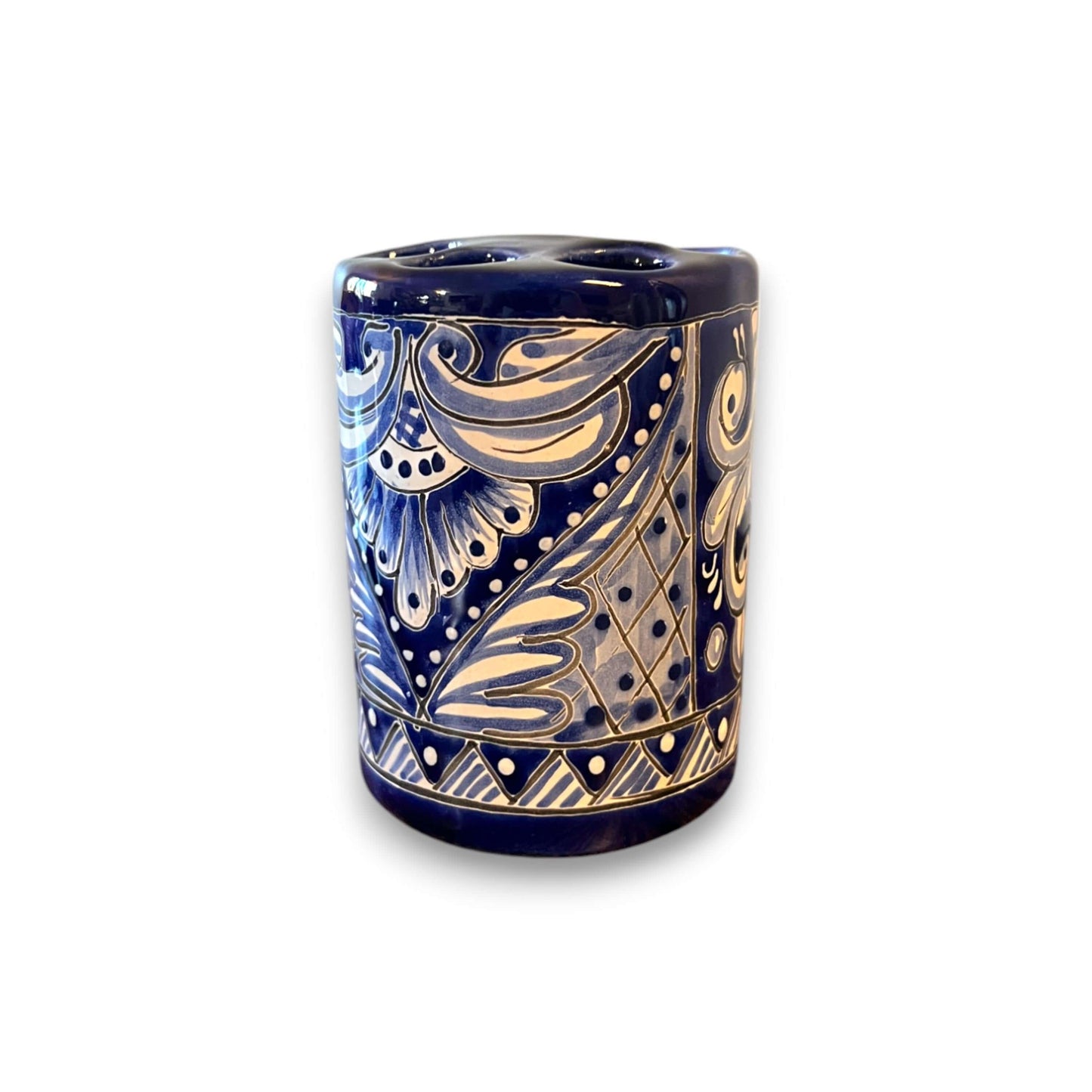 Talavera Toothbrush Holder - Stylish Bathroom Decor