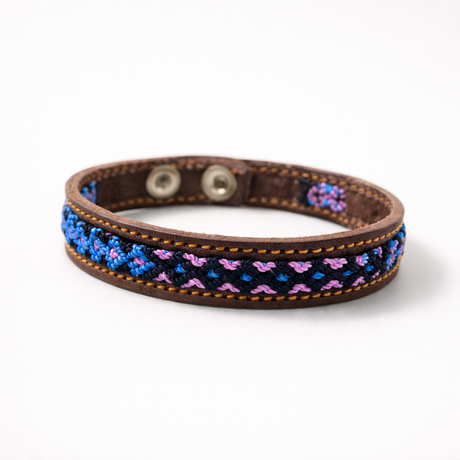 Vista Leather Adjustable Friendship Bracelet - Mexico