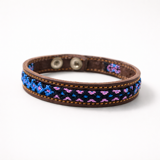 Vista Leather Adjustable Friendship Bracelet - Mexico