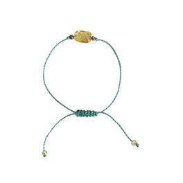 Erika Single Amber Pull String Friendship Bracelet - Mexico