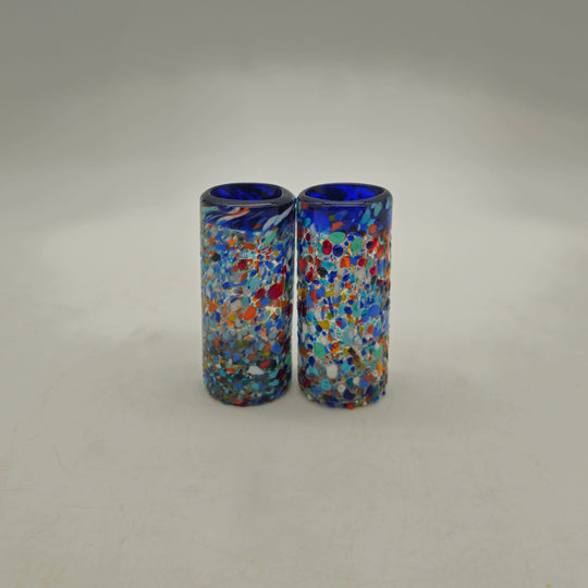 Confetti Double Shot Glass — TGH-5553; actual product against its original background.