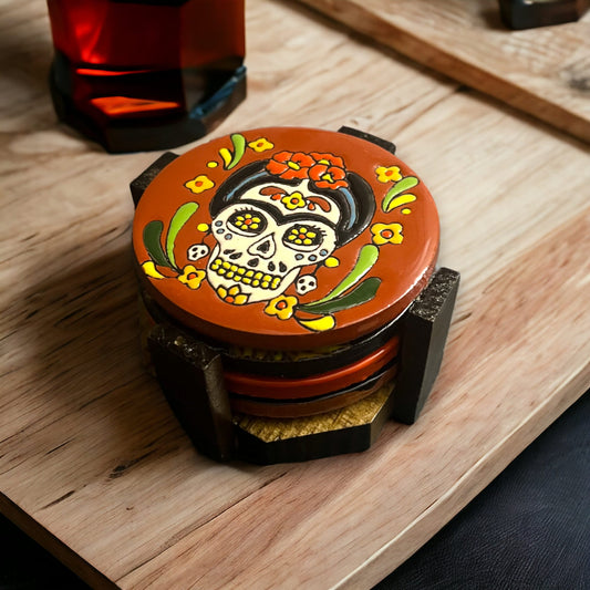 Customizable Talavera Coasters | Hand-Painted Mexican Tiles
