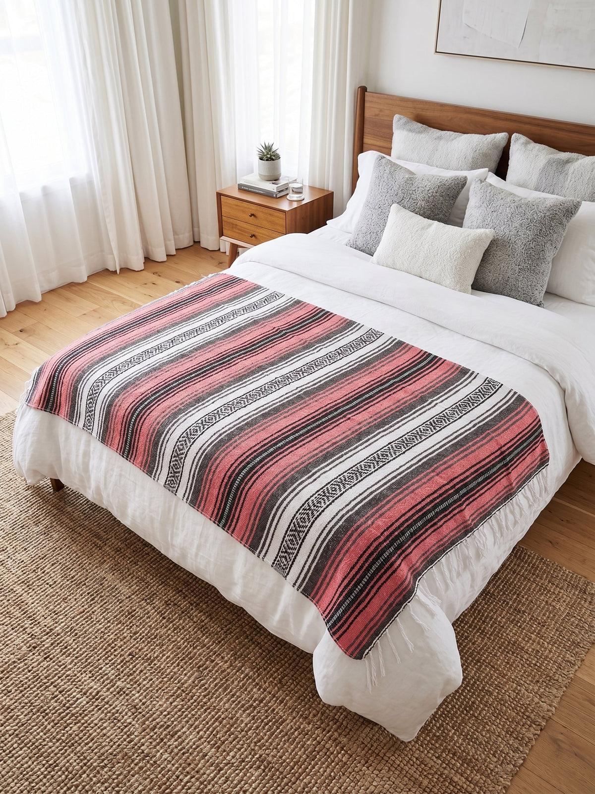 Pink Mexican Falsa Blankets