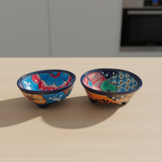 Talavera Ceramic Salsa Bowl | Handmade Mexican Dish