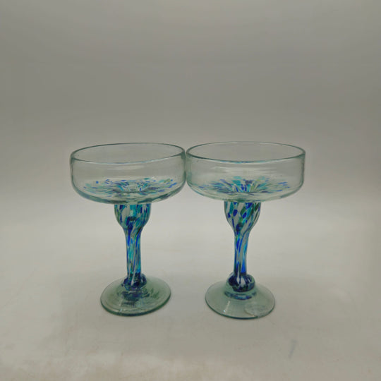 Hand-Blown Mexican Margarita Glass — TGH-6542; actual product against its original background.