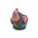 Talavera Elephant Planter | Hand-Painted Gray Ceramic Pot - handcrafted gray elephant planter with multicolor floral Talavera patterns, kiln-fired, lead-free glaze
