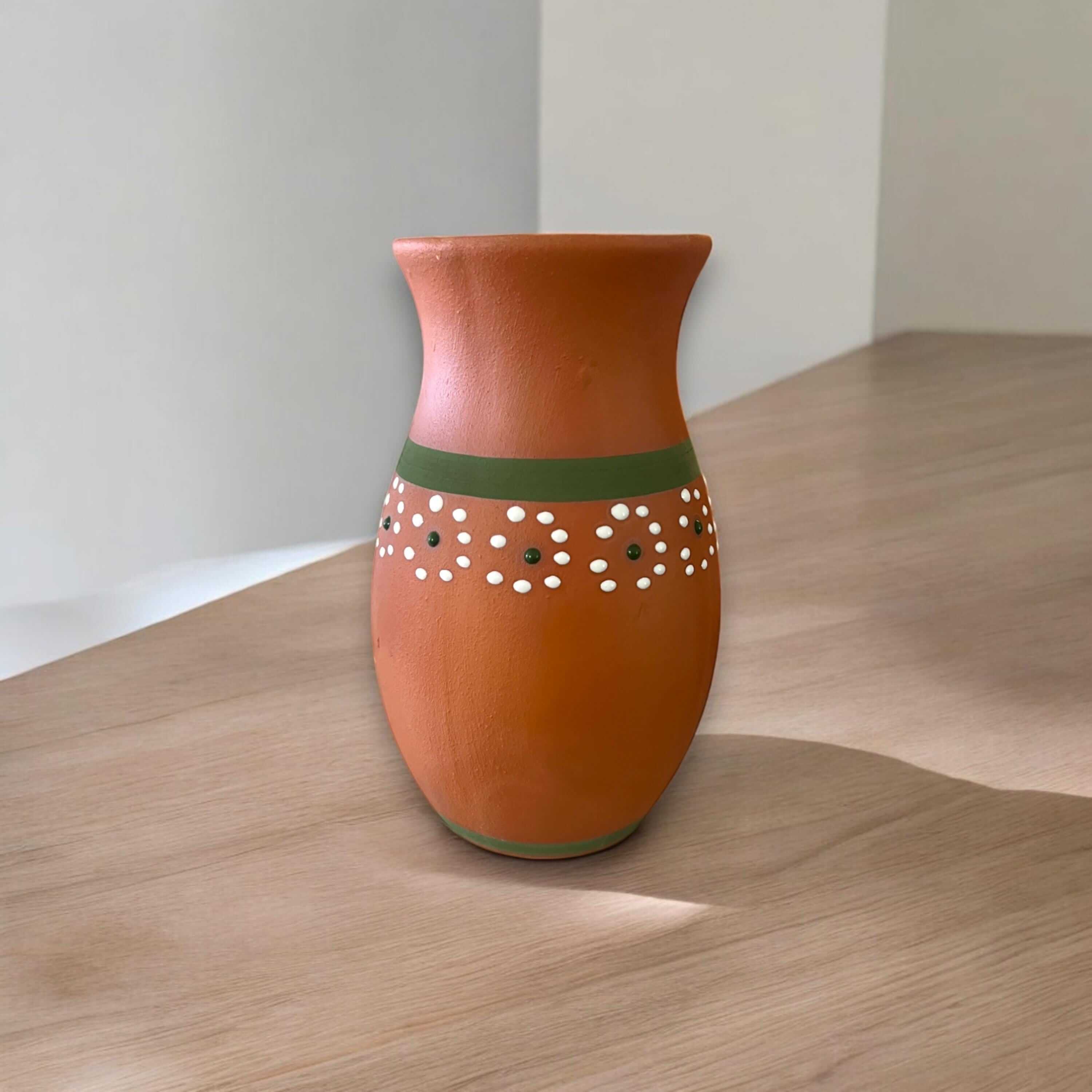 Hand-Painted Talavera Mexican Vase | Barro Elegance