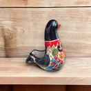 Talavera Dove Planter | Handcrafted Mexican Ceramic Bird Statue hand-painted colorful Talavera dove planter ceramic sculpture