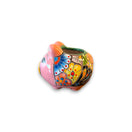 Mexican Talavera Pig Planter | Vibrant Handmade Ceramic Decor - hand-painted colorful pig-shaped ceramic planter from Guanajuato, Mexico