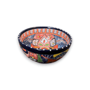 Handmade Talavera 24-Piece Dinnerware Set | Mexican Pottery for 6 - colorful hand-painted Talavera serving bowl from Guanajuato, lead-free glaze