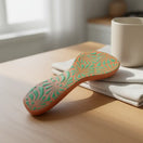 Colorful Talavera Spoon Rest | Handmade Mexican Barro Holder - hand-painted floral barro spoon rest in blue, green, white and terracotta tones