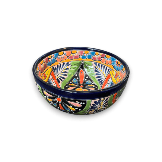 40-Piece Talavera Dinnerware Set | Colorful Tableware for 8 - hand-painted Talavera serving bowl, vibrant Mexican ceramic, lead-free glaze, set of 40