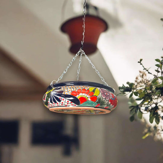 talavera hanging planter Handmade Talavera Hanging Flower Pot Artisan Planter