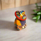 Handmade Talavera Panchito | Colorful Sleeping Man Figurine - hand-painted kiln-fired Talavera sleeping man from Guanajuato, vibrant lead-free glaze