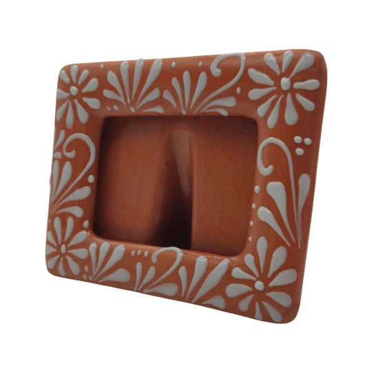 Handmade Talavera Photo Frame - white background product view 8