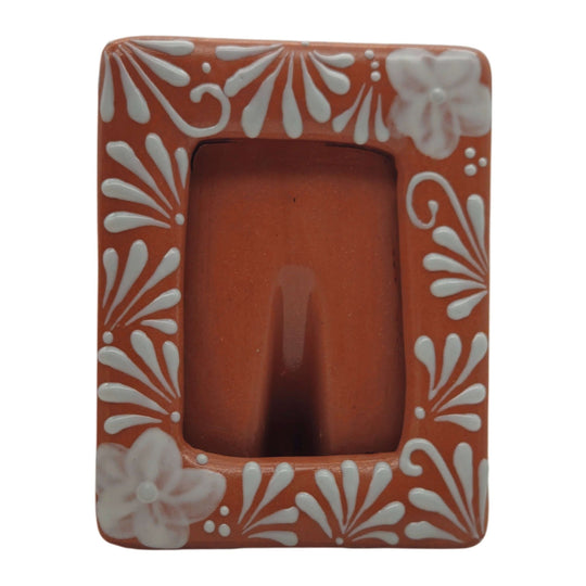 Handmade Talavera Photo Frame - white background product view 9
