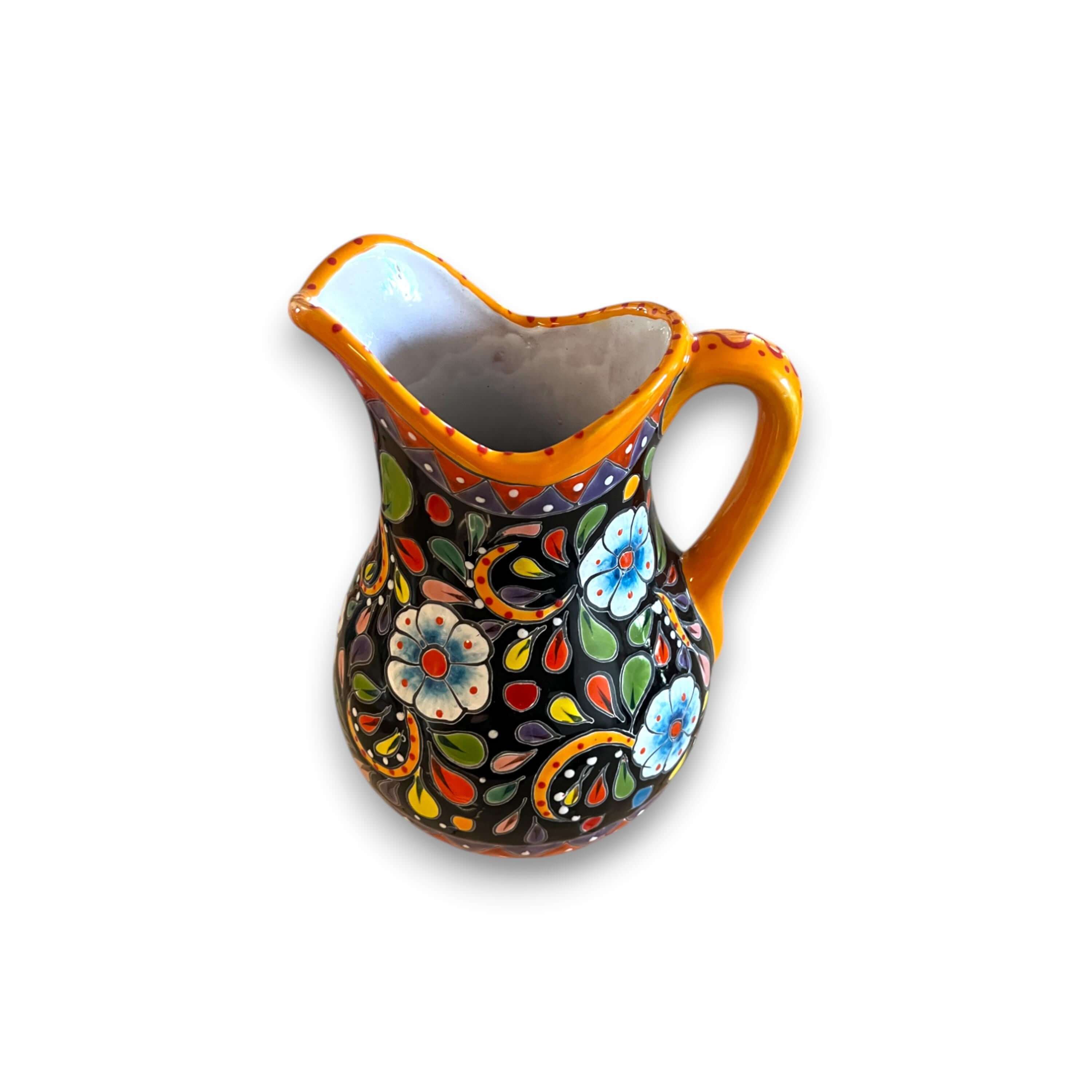 Handmade Talavera Pitcher | Mexican Ceramic Jug