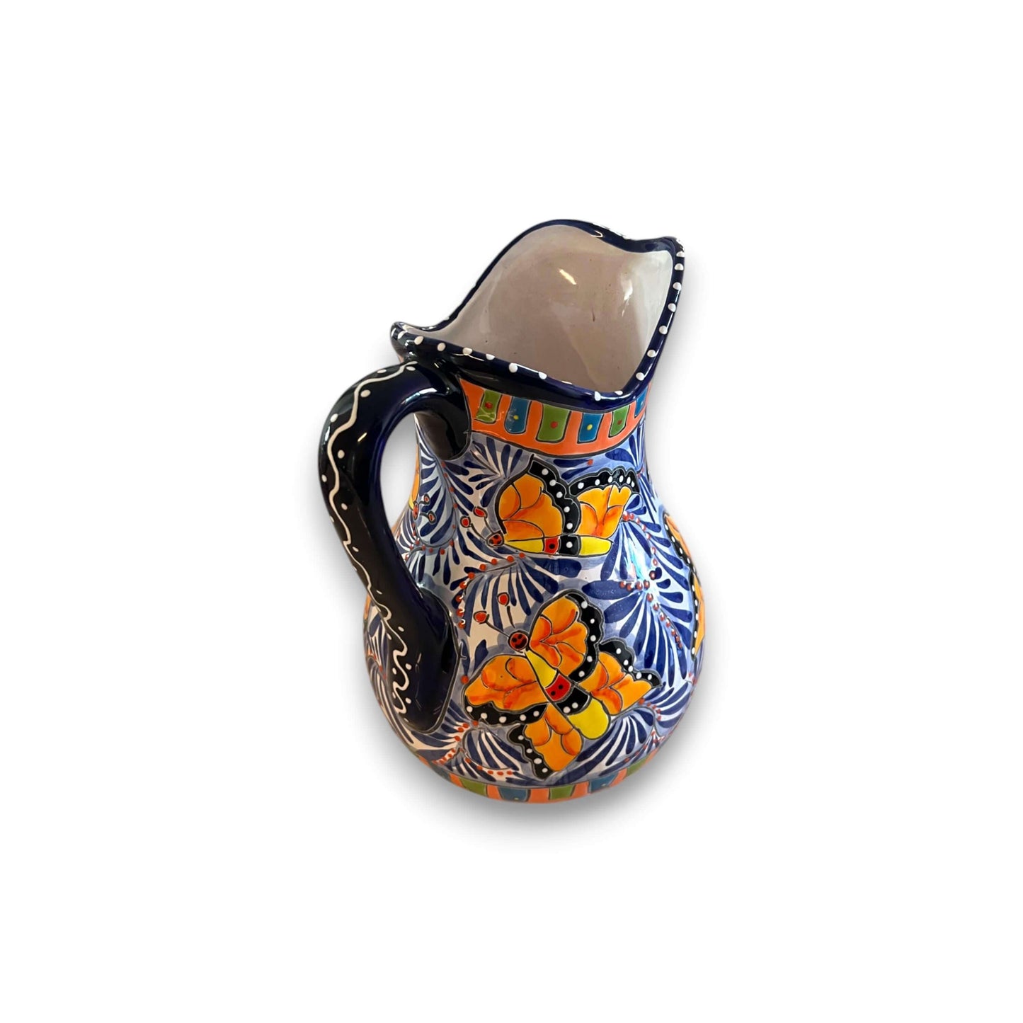 Handmade Talavera Pitcher | Mexican Ceramic Jug