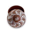 Talavera Tortilla Warmer | Handmade Terracotta Food Warmer - hand-painted terracotta tortilla warmer with white floral Talavera design