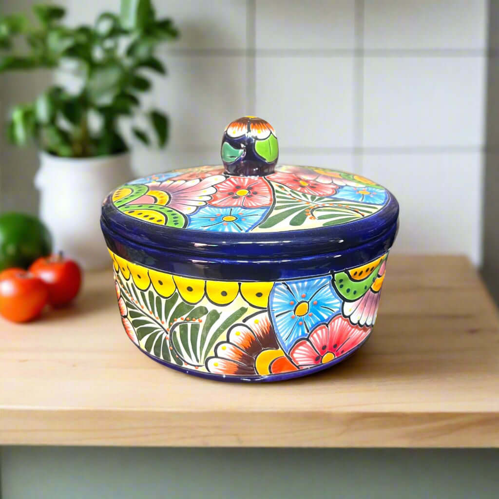 Handmade Talavera Tortilla Warmer