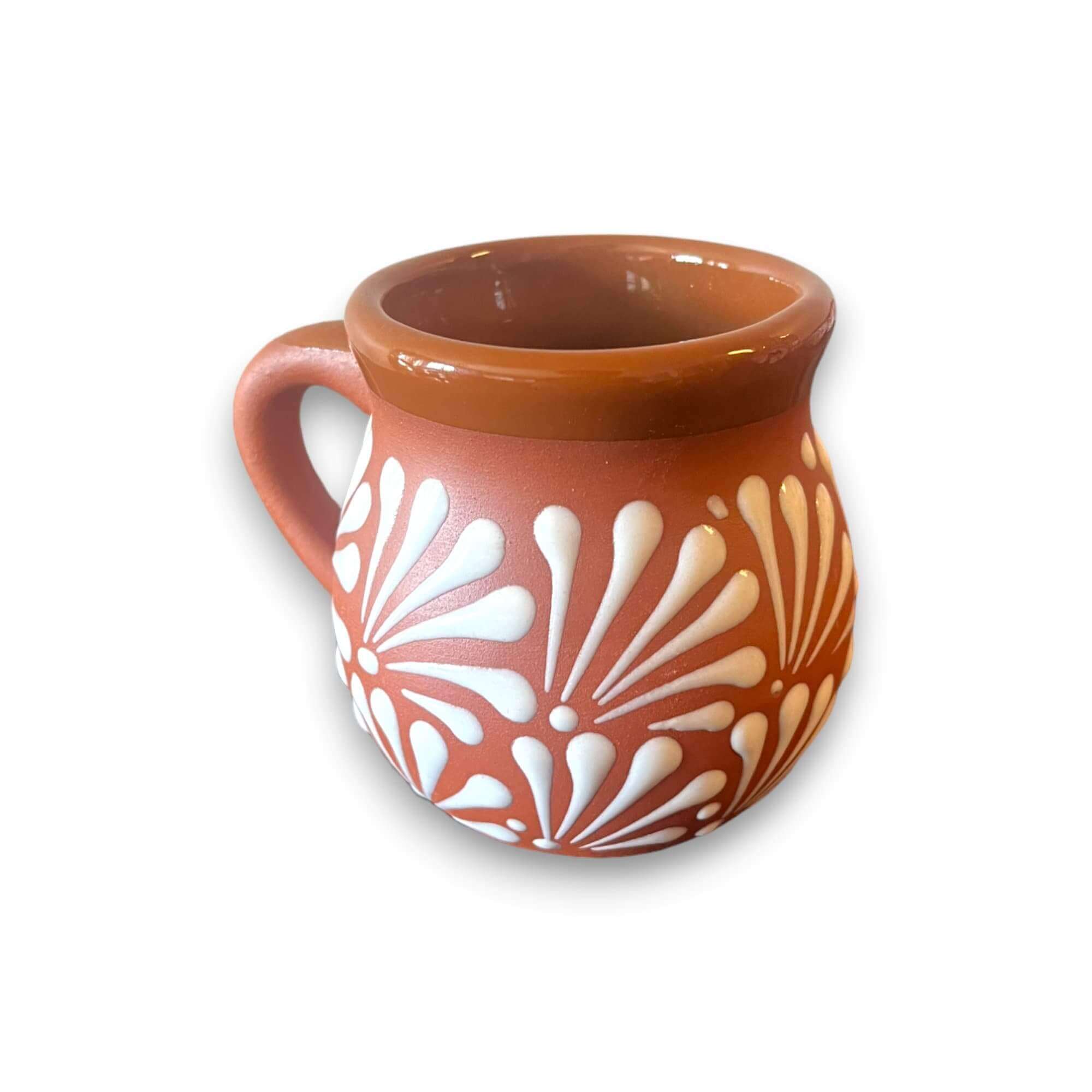 Handmade Brown Clay Jarritos - Authentic Talavera