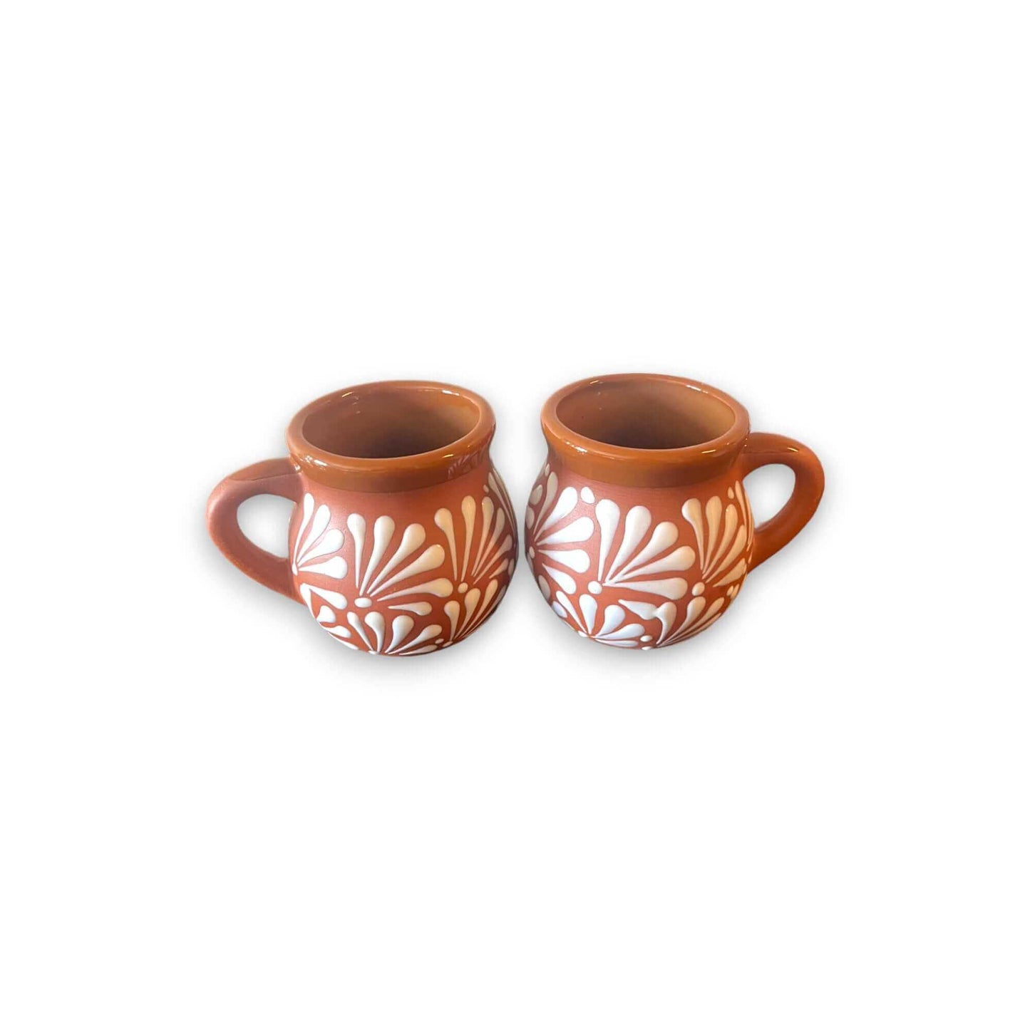 Handmade Brown Clay Jarritos - Authentic Talavera