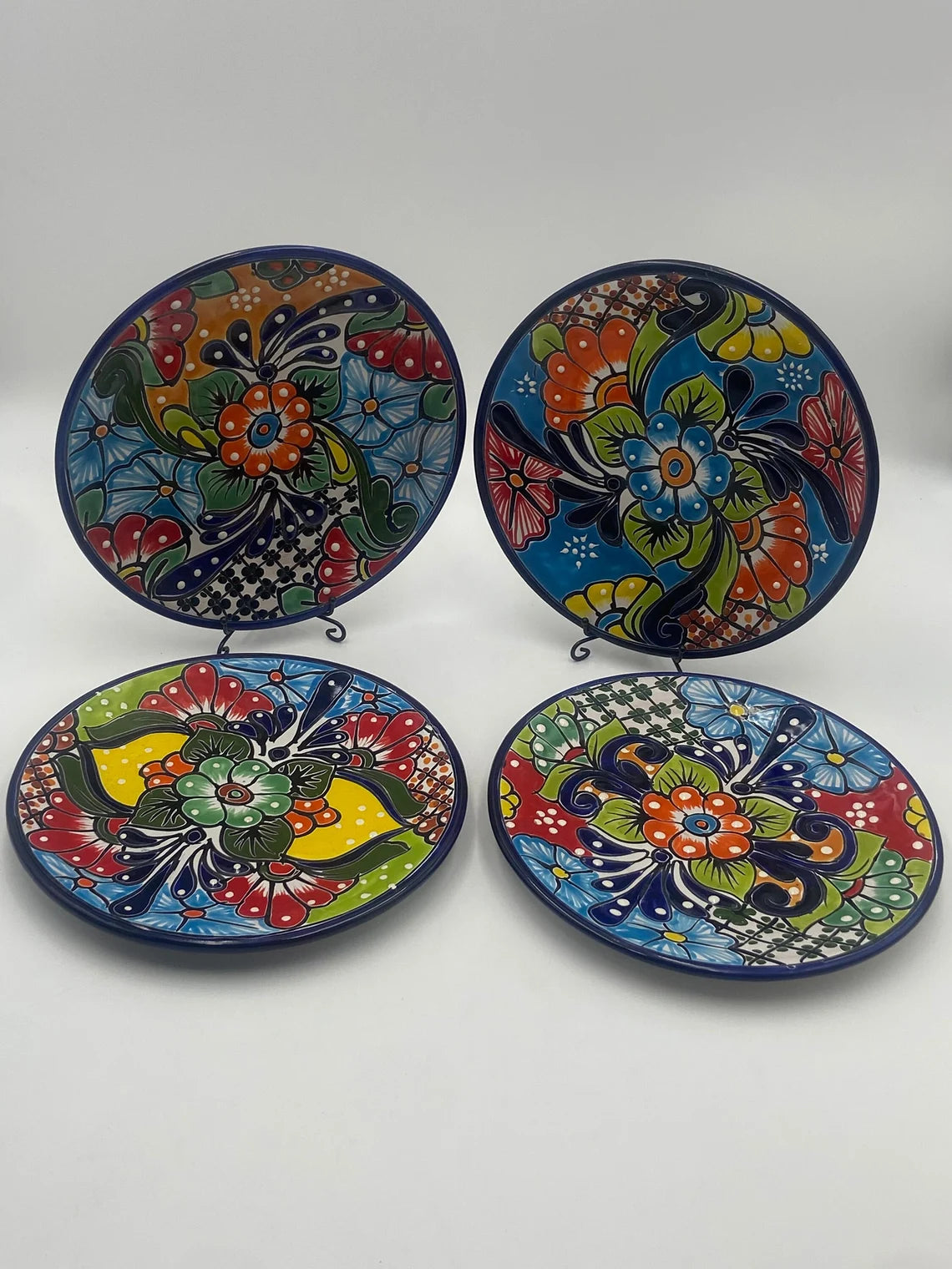 10" Talavera Dinner Plate | Mexican Handmade Dinnerware