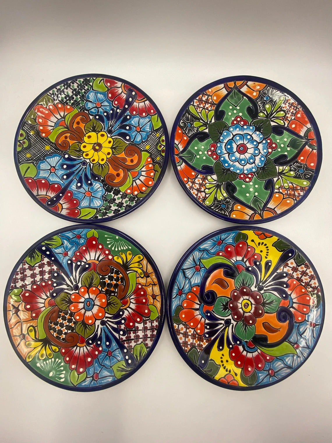 11.5" Talavera Dinner Plate | Mexican Handmade Dinnerware