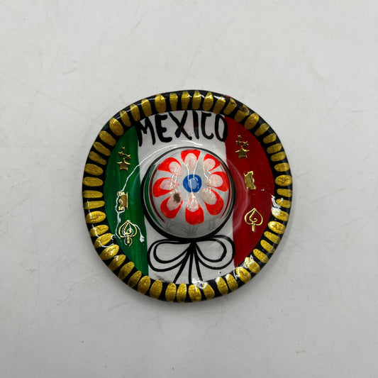 Talavera Sombrero Magnets | Colorful Handcrafted Mexican Decor