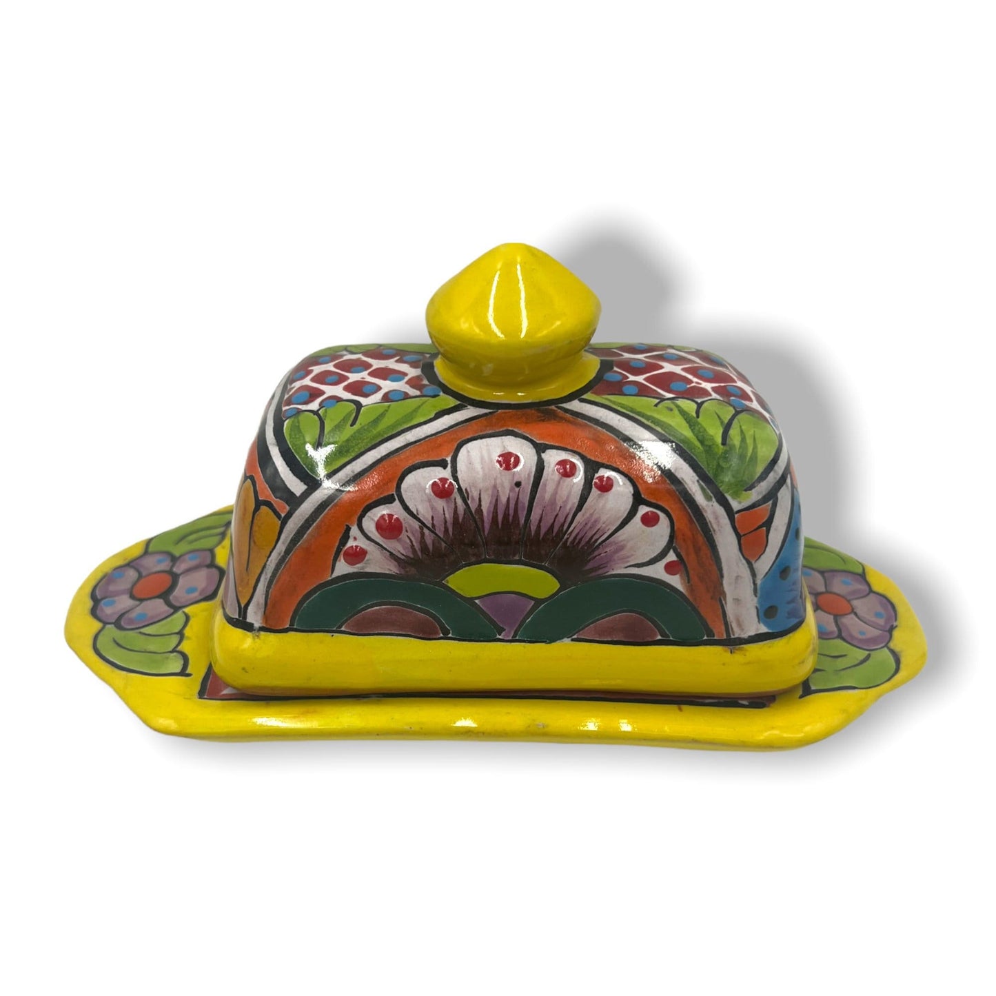 Talavera Butter Dish | Handmade Mexican Pottery