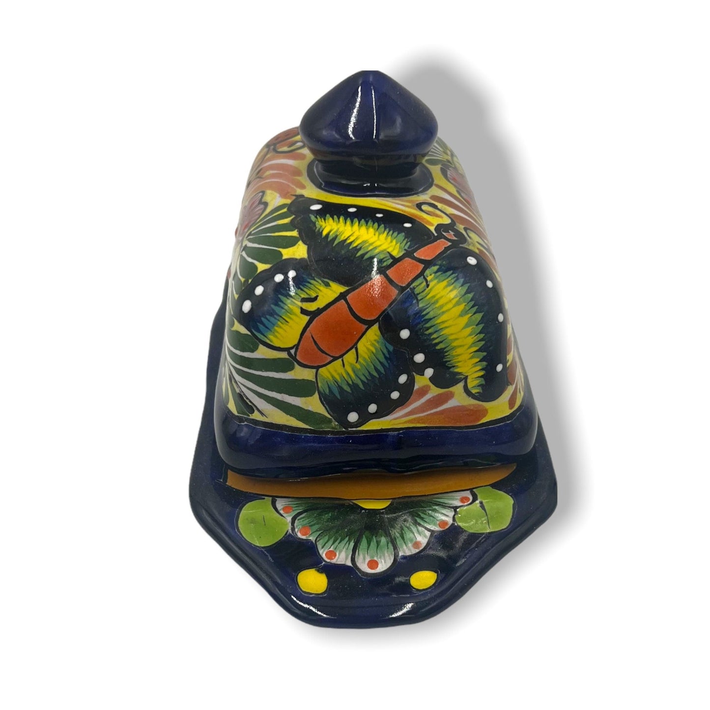 Talavera Butter Dish | Handmade Mexican Pottery