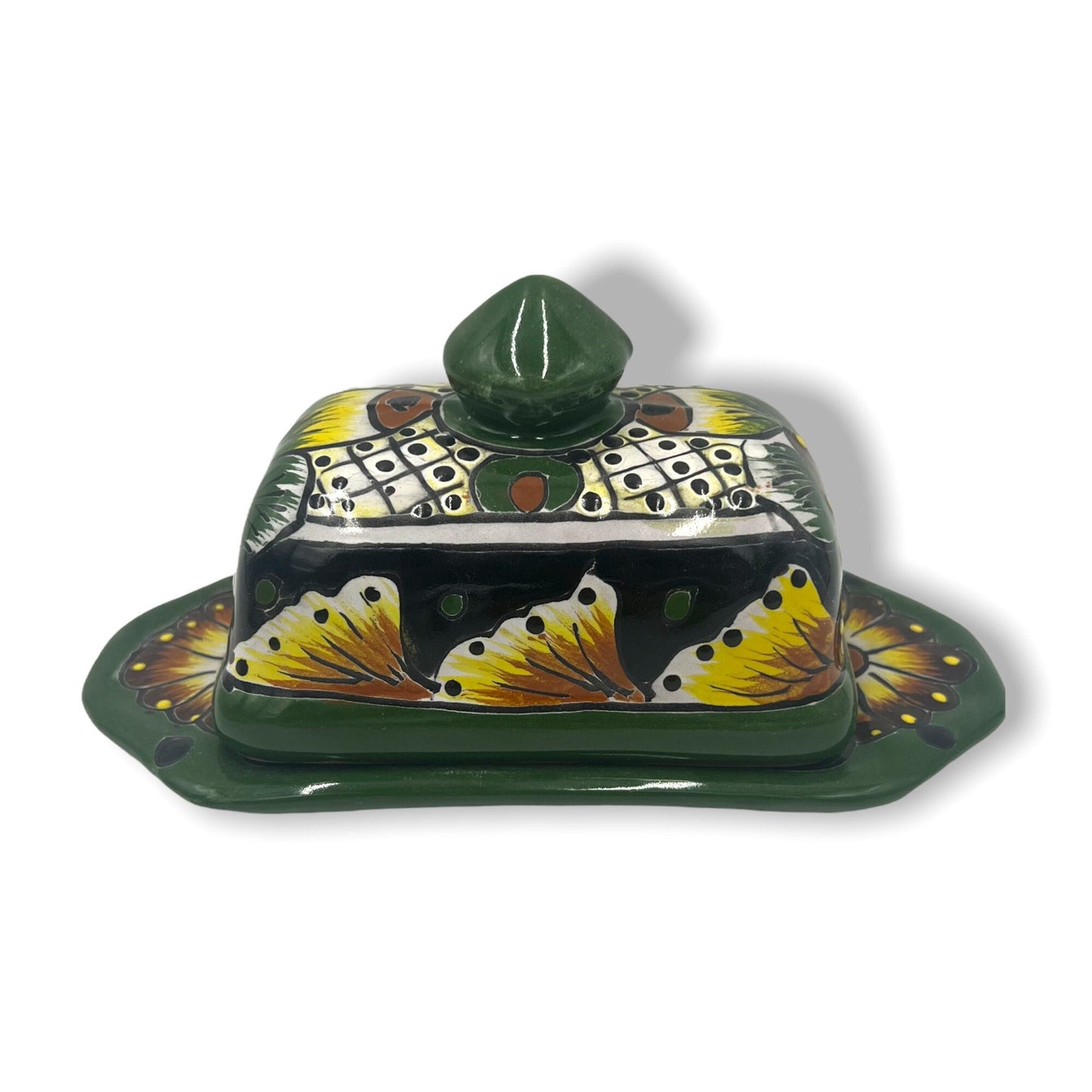 Talavera Butter Dish | Handmade Mexican Pottery