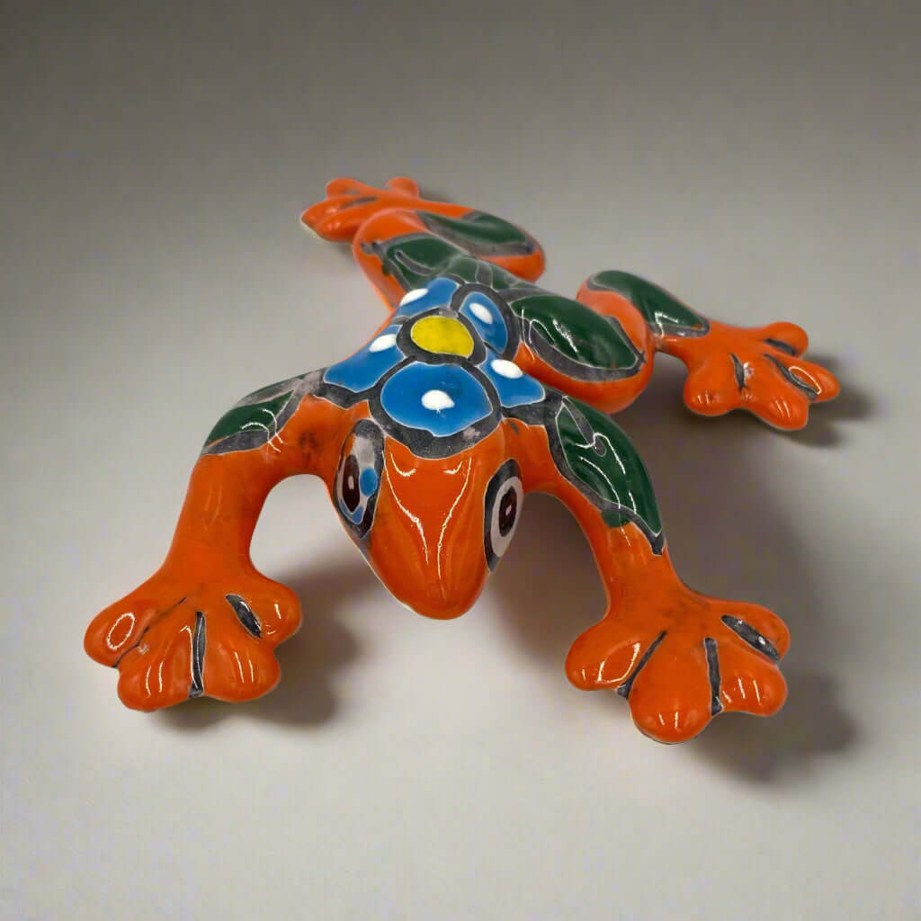 Talavera Frog Wall Art - Handmade Mexican Decor