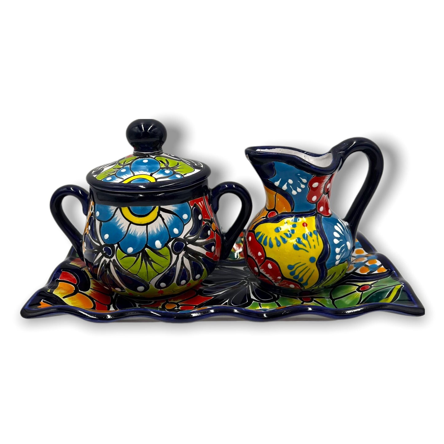 Handmade Talavera Creamer Pitcher | Authentic Mexican Pottery