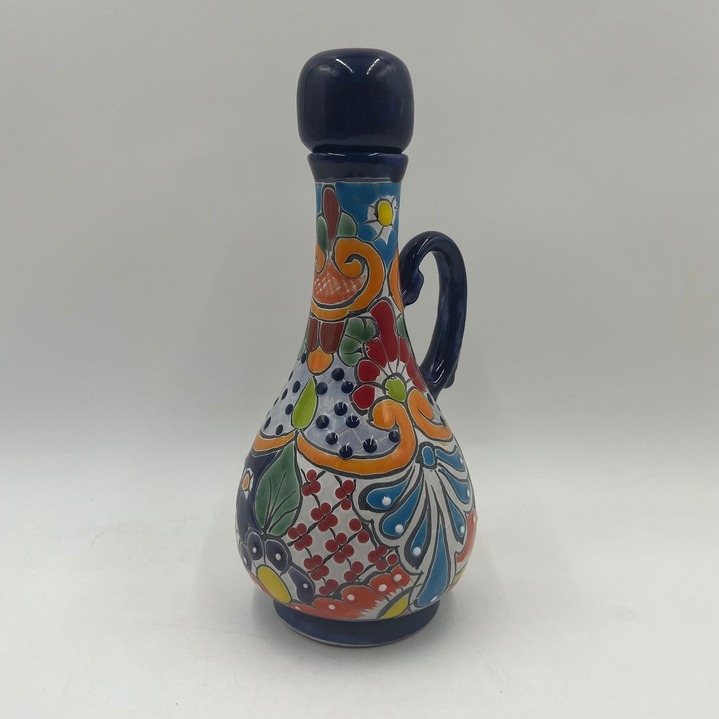 Talavera Mexican Shot Glass and Decanter Set | Handmade Artisan Crafted