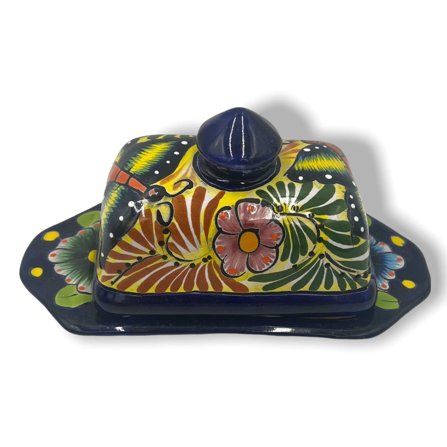 Talavera Butter Dish | Handmade Mexican Pottery