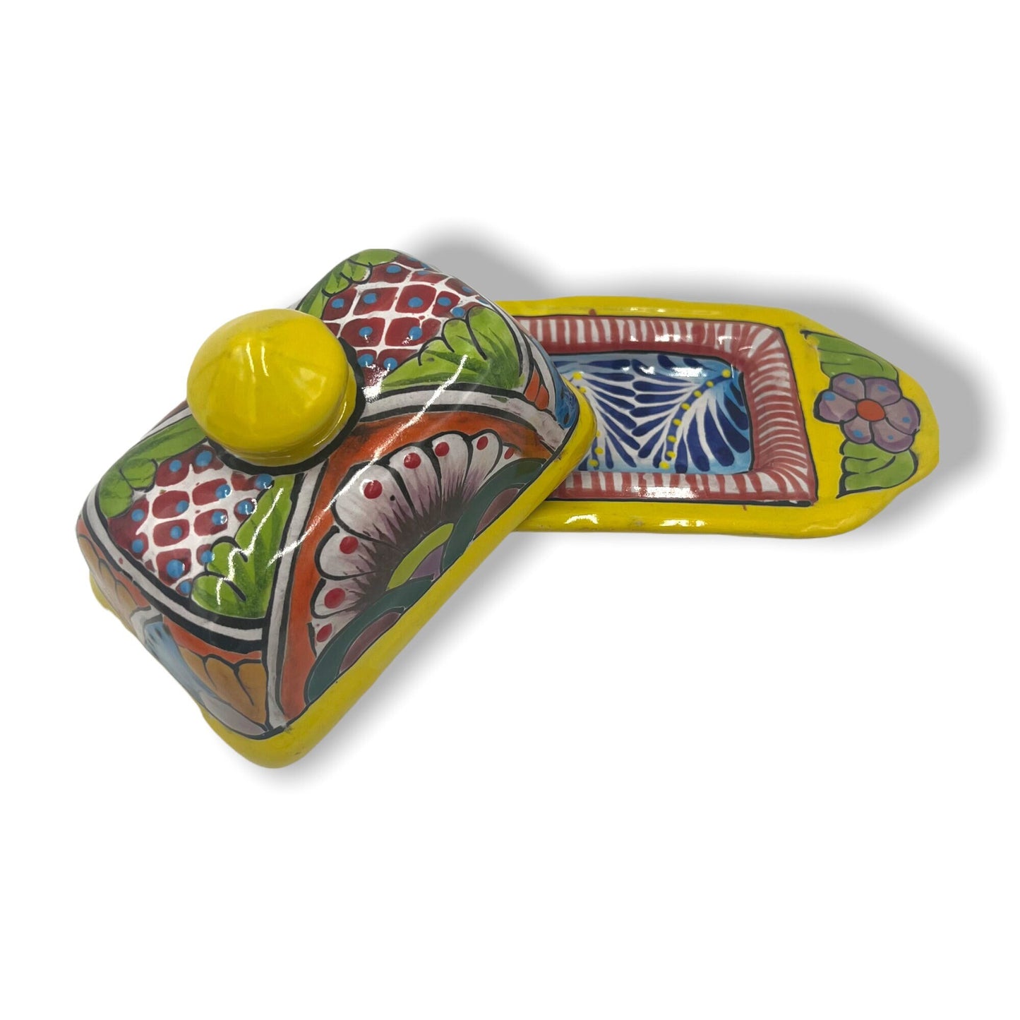 Talavera Butter Dish | Handmade Mexican Pottery