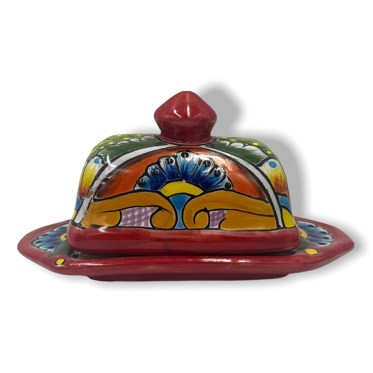 Talavera Butter Dish | Handmade Mexican Pottery