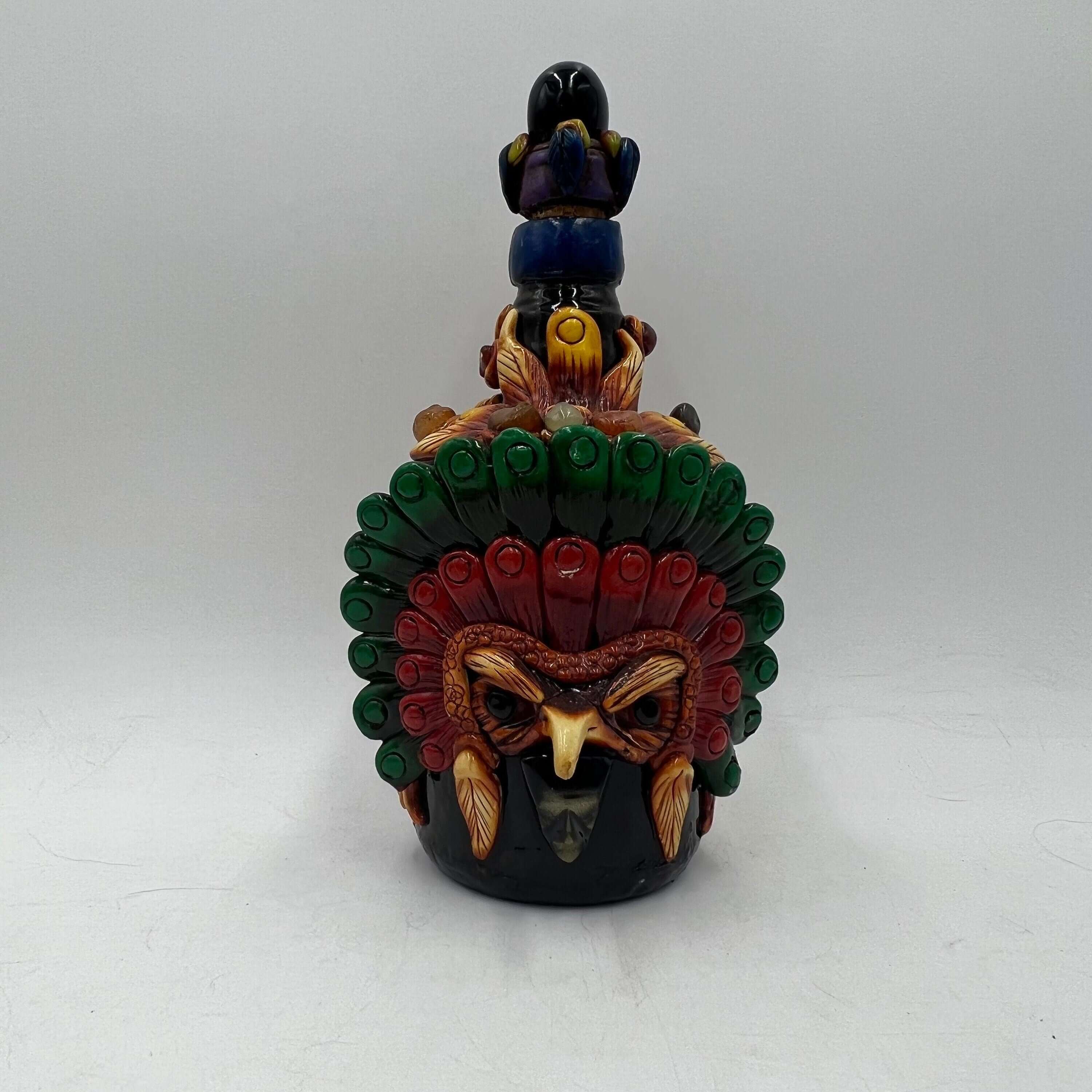 Mexican Shot Glass Set - Aztec Warrior Decanter