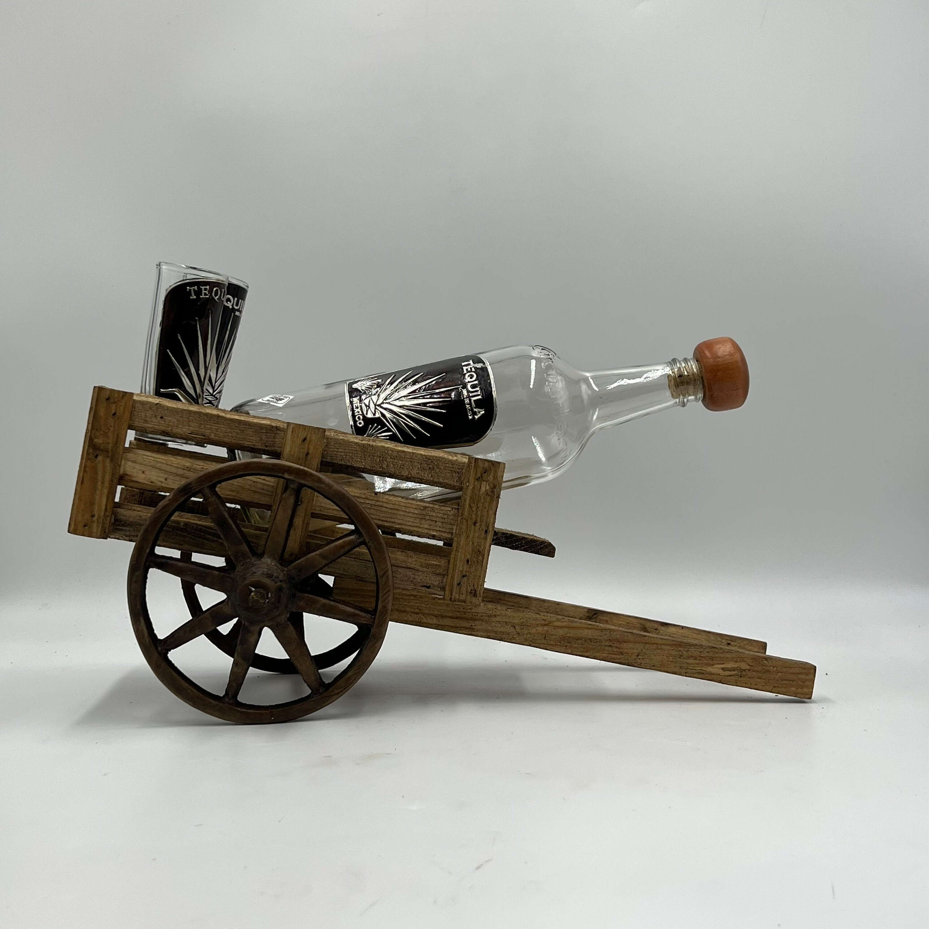 Handblown Mexican Shot Glass Tequila Set | Wagon Decanter