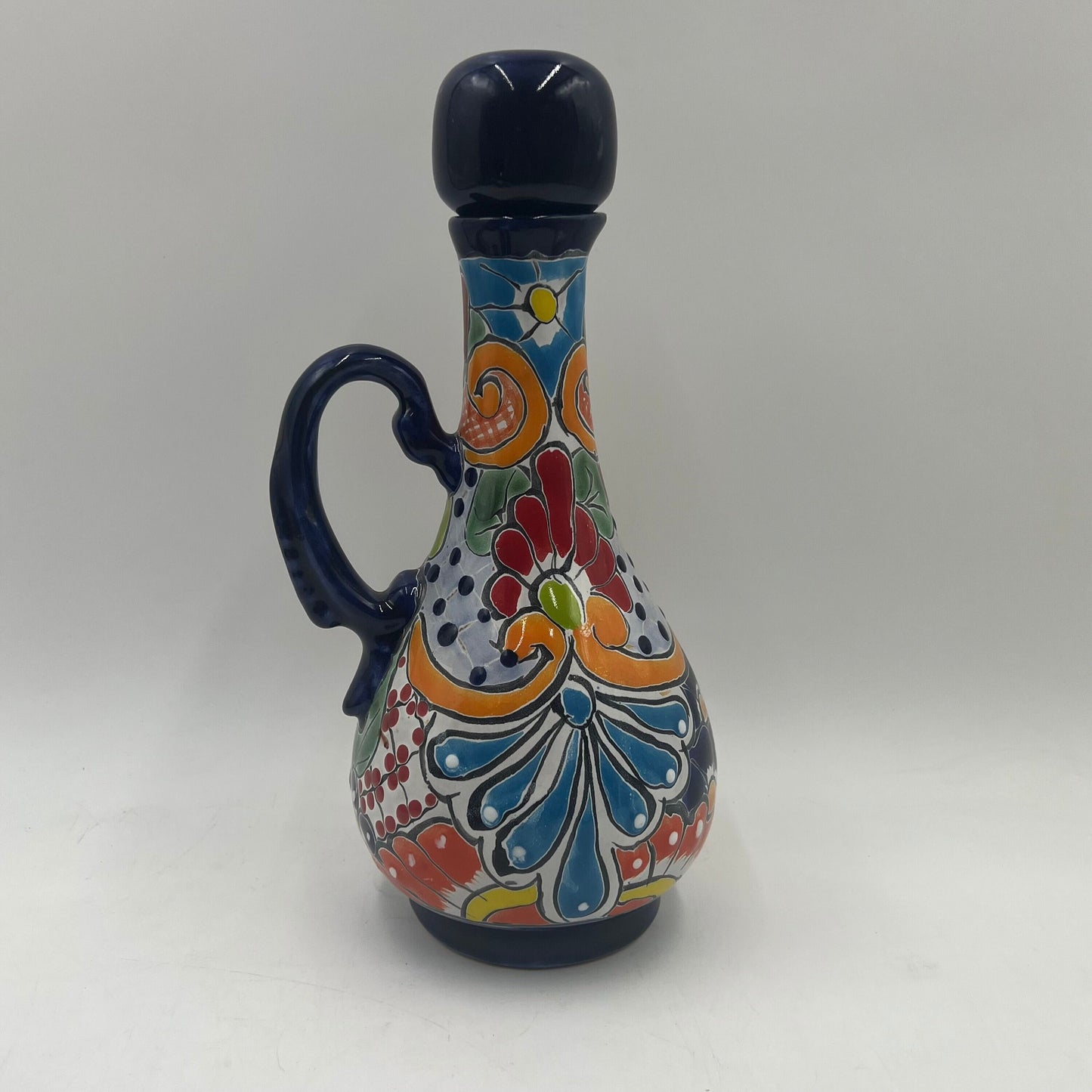 Talavera Mexican Shot Glass and Decanter Set | Handmade Artisan Crafted