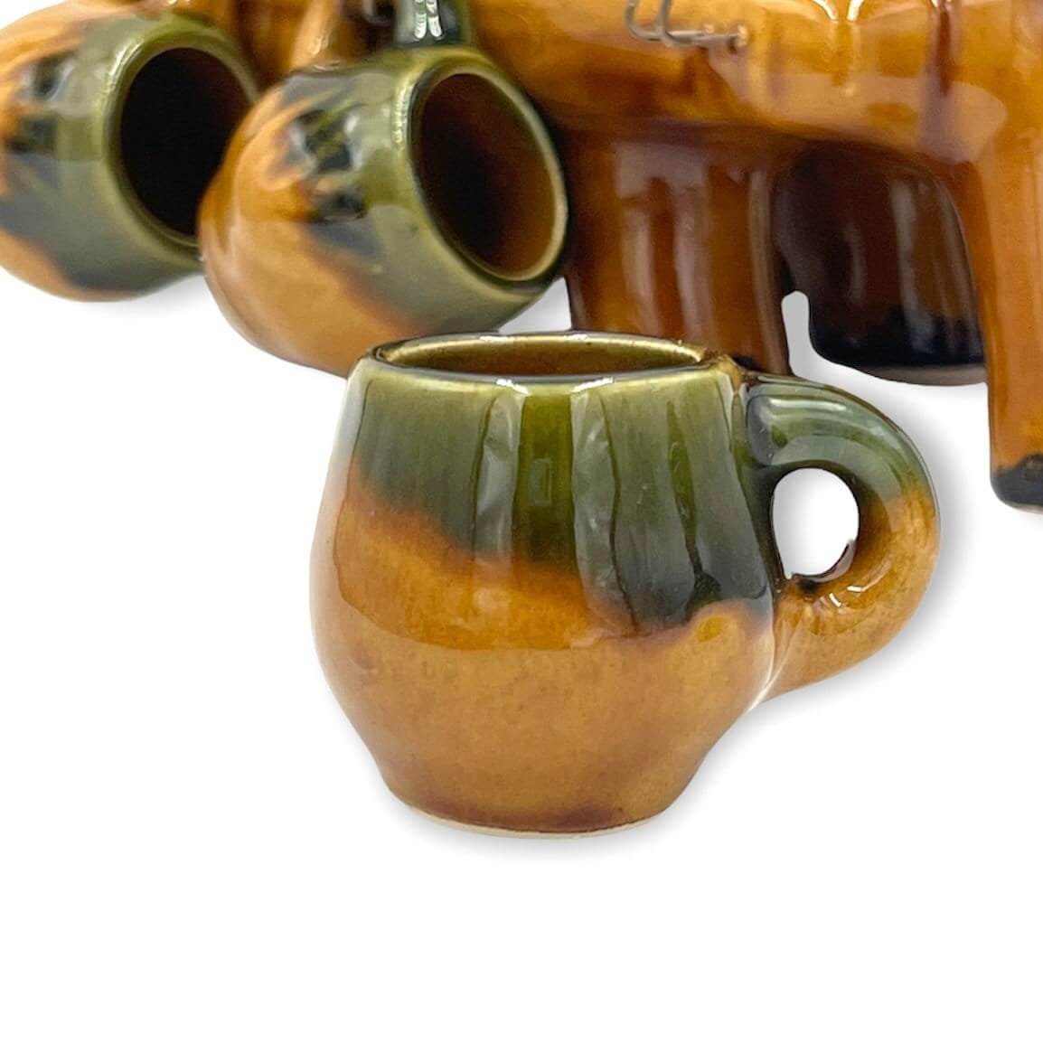 Handmade Mexican Donkey Tequila Set | Burro Decanter