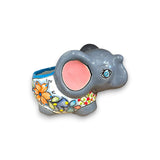 Hand-Painted Talavera Elephant Flower Pot | Colorful Small Talavera Planter - handcrafted gray elephant planter with floral motif