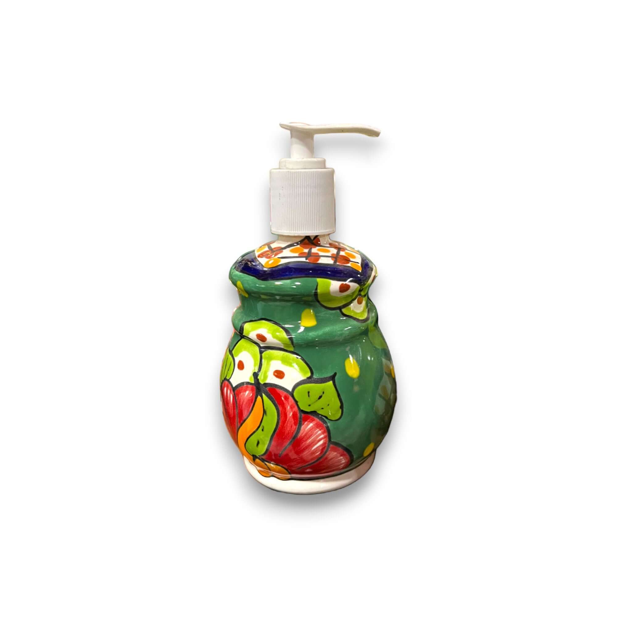 Mexican Talavera Soap Dispenser - Vibrant Decor