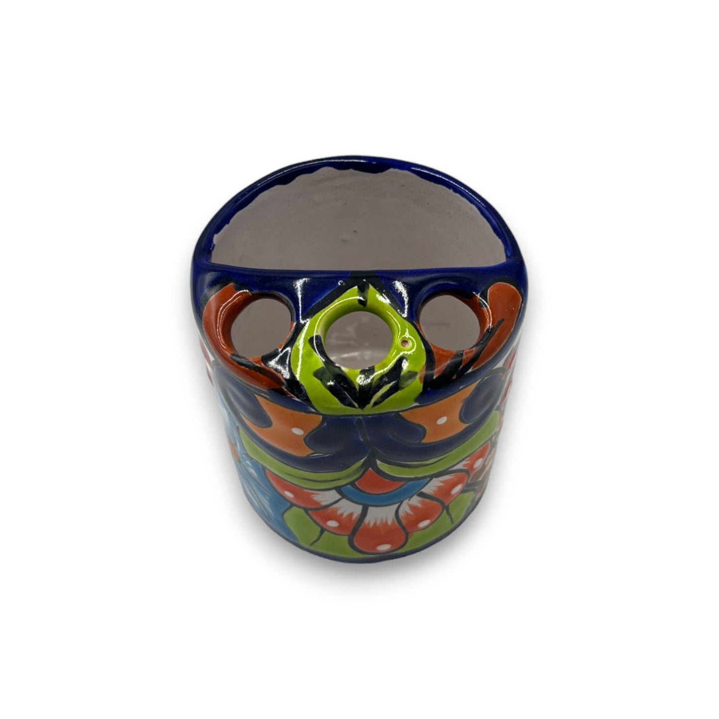 Talavera Tooth Brush Holder | Mexican Handmade Bathroom Essentials