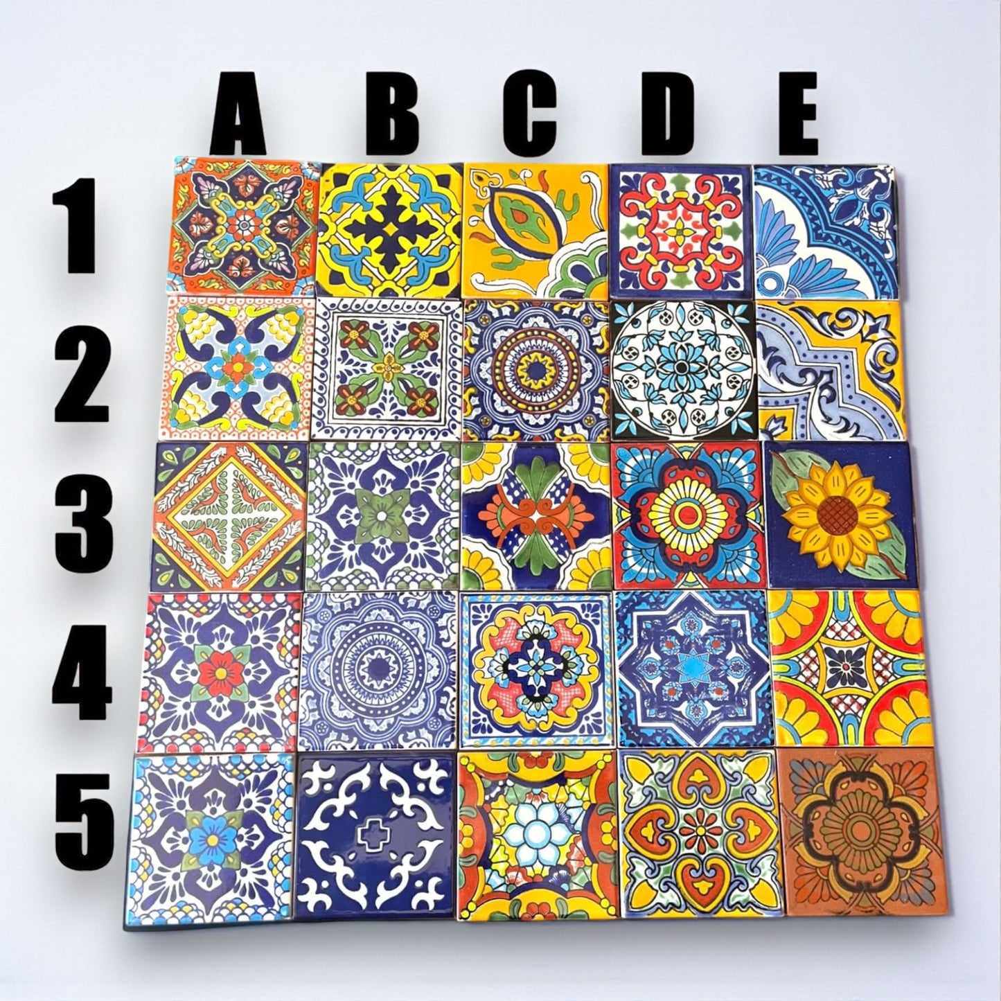 Handcrafted Talavera Tile Serving Tray | Mexican Wooden Tray